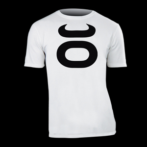 Jaco Mens Tenacity Performance V-Neck T-Shirt White/Navy 